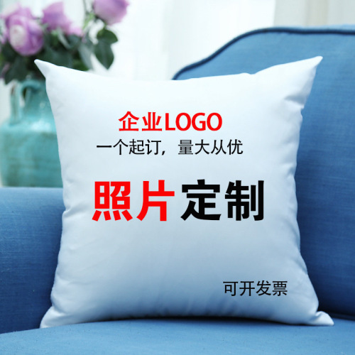 custom pillow double-sided custom photo pillowcase new amazon sofa cushion diy backrest pillow cushion
