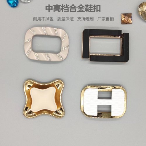 new boots jewelry buckle hardware high heels shoe buckle accessories leather shoes metal shoe buckle accessories box buckle alloy buckle