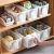 C67 Hollow Storage basket Household refrigerator storage box Kitchen Sundries snacks desktop storage basket