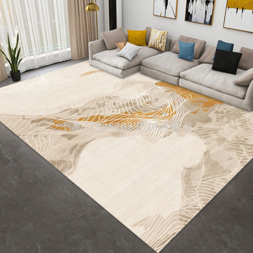 qiansi silent wind carpet living room cashmere-like high-grade carpet light luxury home bedroom living room floor mat