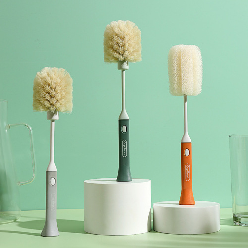 new cup brush household kitchen sponge cleaning small brush can replace long handle brush vacuum cup cleaning cup brush