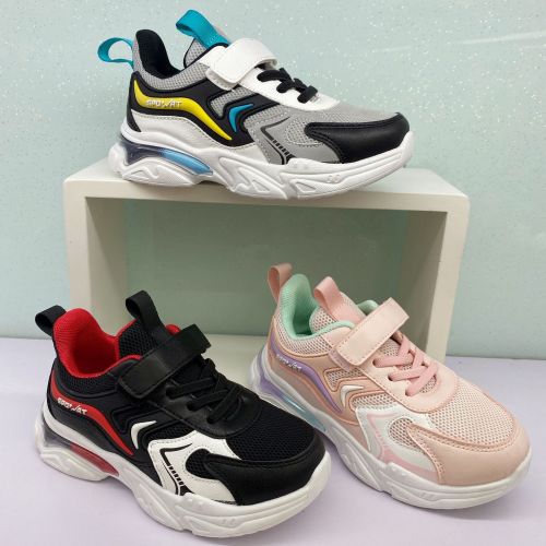 children‘s sports shoes breathable 2022 new girls daddy shoes boys running casual children‘s shoes factory direct supply