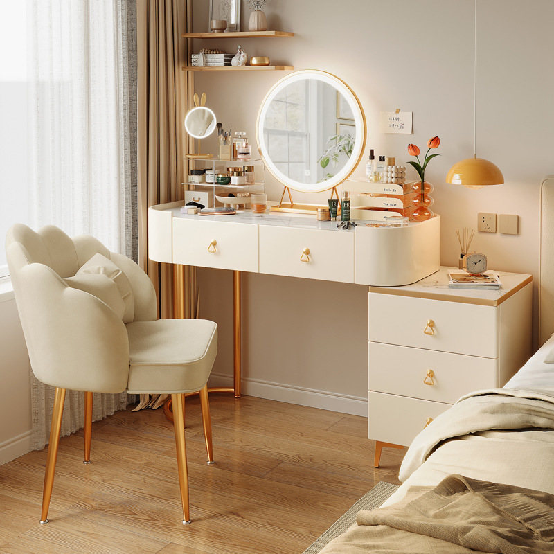 Bedside table integrated sales light