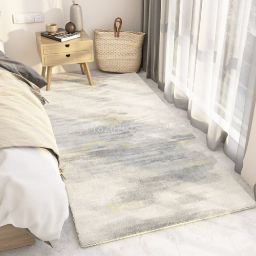 qiansi cashmere-like carpet living room carpet quiet wind home bedroom bedside blanket room full of tea table floor mat