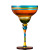 Red Wine Glass Goblet Hand Painted Color Glass Creative Cocktail Glass Margaret Bar Cup Wine Glass