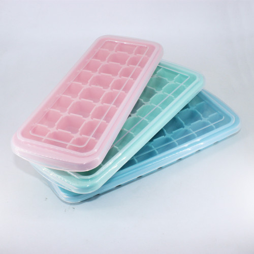 Homemade Complementary Food Ice Hockey Artifact Household Small Quick Freezer Refrigerator Ice Cube Mold Silicone Ice Tray Ice Box