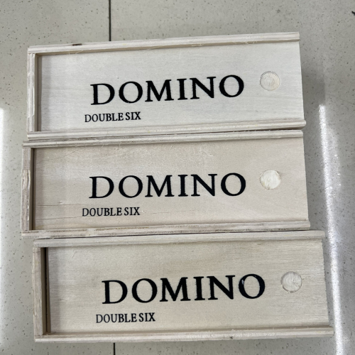 Wooden Box Dominoes Factory Direct Sales