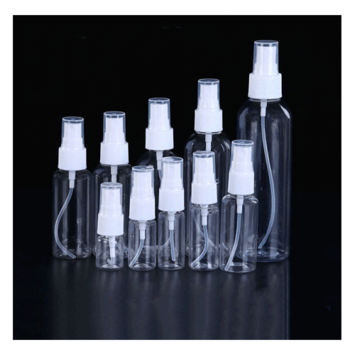 Wholesale 30ml/50ml/100ml Spray Bottle Small Spray Bottle Makeup Perfume Sub-Bottles Transparent PET Plastic Spray Bottle