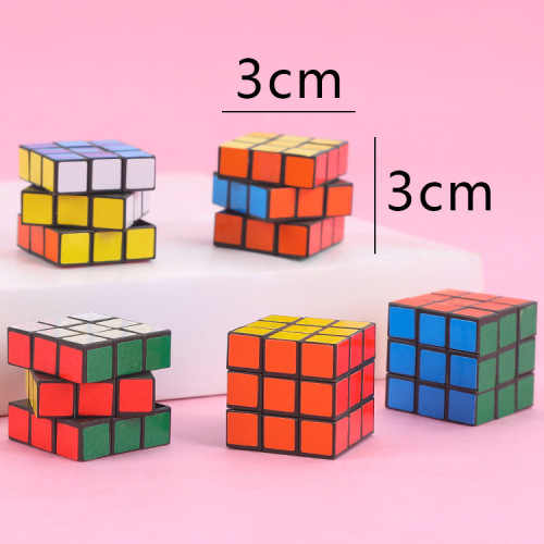 3cm Third-Order Mini Rubik‘s Cube Children‘s Puzzle Early Education Rubik‘s Cube Push Gifts Cross-Border Set Small Toys Wholesale