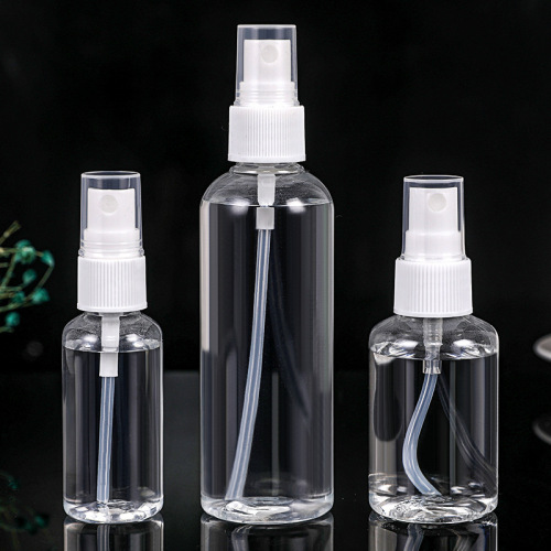 10 20 50 100ml transparent spray bottle cosmetic perfume alcohol small watering can portable plastic