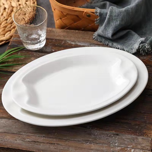 hotel porcelain moonlight mermaid plate ceramic plate restaurant restaurant daily porcelain plate kitchen tableware