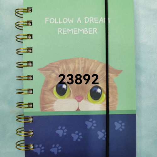 Cartoon Cute Pet A5 Horizontal Line Notebook Sub-Coil Notebook Large Capacity Extra Thick Notebook Student Universal Notepad Exercise Book