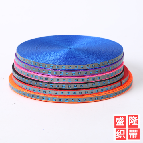Factory Spot Direct Sales Bone Pattern 1cm Wide Clothing Accessories Wrapping Belt Bag Ribbon Pet Traction Ribbon