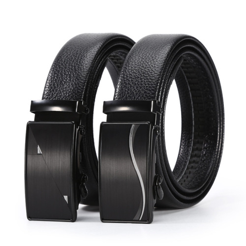 belt men‘s high-end automatic buckle pu belt men‘s fashion business pants belt all-match stall supply wholesale