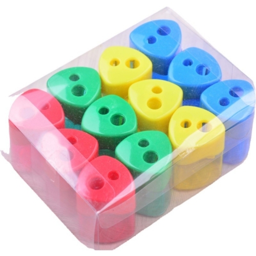 8907 creative stationery， office double-hole pencil sharpener pencil sharpener