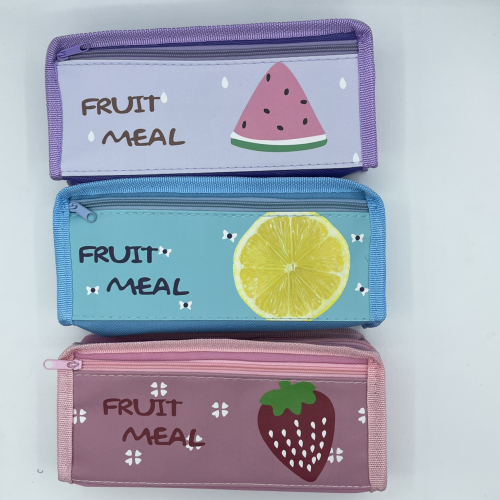 double-layer fruit series student pencil case