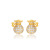 Xuping Jewelry Plated 24K Gold Micro Inlaid Zirconium Lucky Bag Stud Earrings Women's National Fashion Retro Purse Personalized Earrings Wholesale