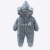 Factory Baby Jumpsuit Wholesale Woolen Cotton Warm Newborn Baby Thickened One-Piece Romper Long Fur Coral Velvet Bear Climbing Clothes