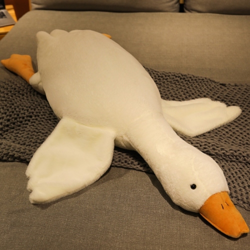 Internet Celebrity Big White Geese Pillow Plush Toy Goose Doll Doll Removable and Washable Big Goose Pillow Bed Sleeping Doll