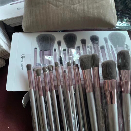 spot bh cosmetics makeup brush set 15 makeup brush leather bags brush full set of brush soft hair