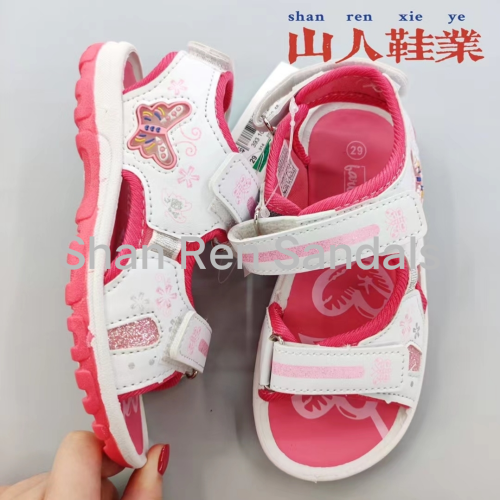 boys and girls sandals beach shoes new foreign trade soft bottom light sole shoes european and american south american hot sale in stock bulk