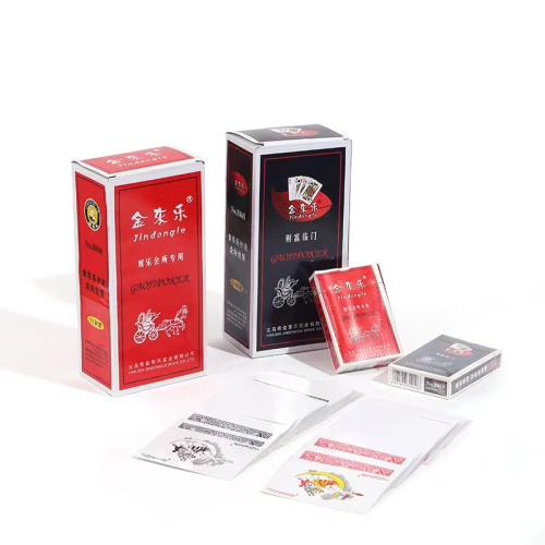 Paper Playing Cards Gold Dongle 8868 Paper Playing Cards Leisure Entertainment Best-Selling Playing Cards Factory Direct Sales 