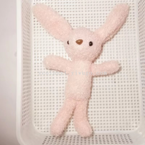Big Ear Rabbit Plush Cartoon Rabbit Pendant Schoolbag Keychain Decoration Clothing Decoration Accessories Decoration Accessories Accessories