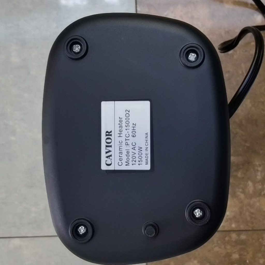 110V 60Hz Two Flat Plug Mechanical Model with Fall Safety Switch PTC Heating 1500W Warm Air Blower