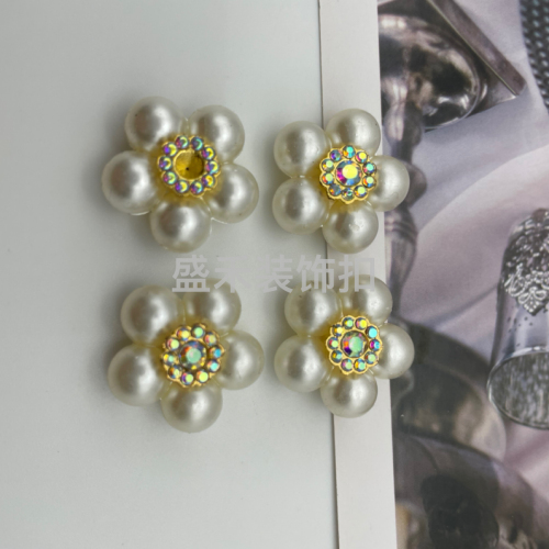 bone pearl button plastic button diamond buckle decorative buckle shoes and clothing accessories bag decoration decoration