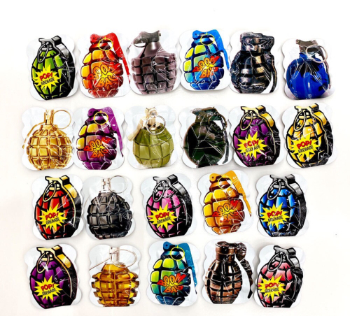 New Small Bales Burst Scary Funny Prank Scare Bag Mine Fighter Color Thunder Bulb Bales Burst Stinky Fart Bag Play