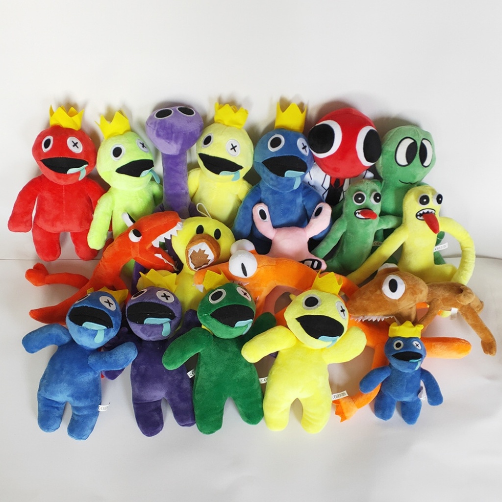 HIGH-QUALITY ROBLOX RAINBOW Friends Green Blue Plush Toys For