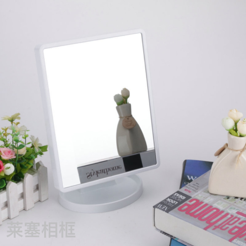 Rectangular with Base Adjustable High and Low Position LED Light Plug-in Battery Dual-Purpose Decoration with Lamp Magic Mirror