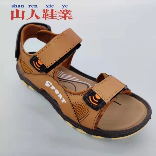 Boys Student Shoes Beach Sandals Two-Tone Bottom PVC Bottom Soft Bottom Hot Selling Middle East and South America Factory Direct Sales