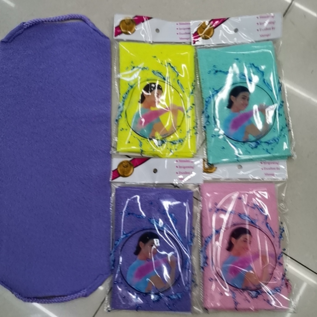 Factory pull back strip, double-sided bath towel, very thick, fast mud removal, 1 piece of 600, can also be pressed