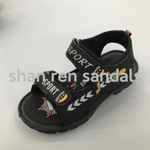 Boy‘s Shoes Sandals Foreign Trade Hot Summer Classic Beach Children‘s Lace-up Six-Claw Sandals Pvc Bottom African Hot