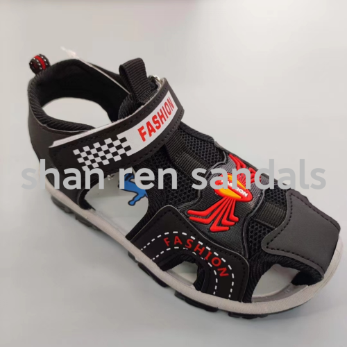 Beach Shoes Boys Closed Toe Sandals 2023 New Soft Bottom Beach Sandals Simple Atmosphere South America Africa Hot Sale