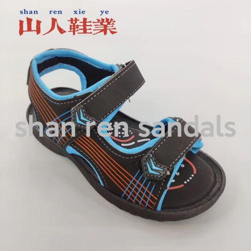 Beach Shoes Boys Open 9 Sandals 2023 New Soft Bottom Beach Sandals Simple Atmosphere South America Africa Hot Sale